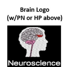 Brain Logo w/Neuroscience (+$4.00)